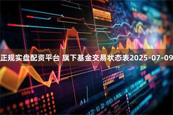 正规实盘配资平台 旗下基金交易状态表2025-07-09